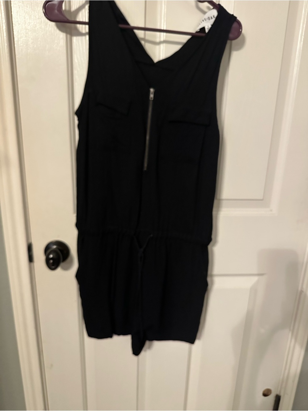 Olive & Oak Black Sleeveless Jumpsuit